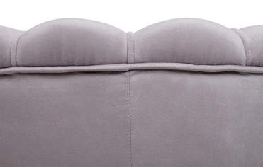 Низкое кресло ракушка Pearl Grey