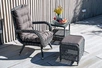"Таррагона" пуф плетеный, цвет графит